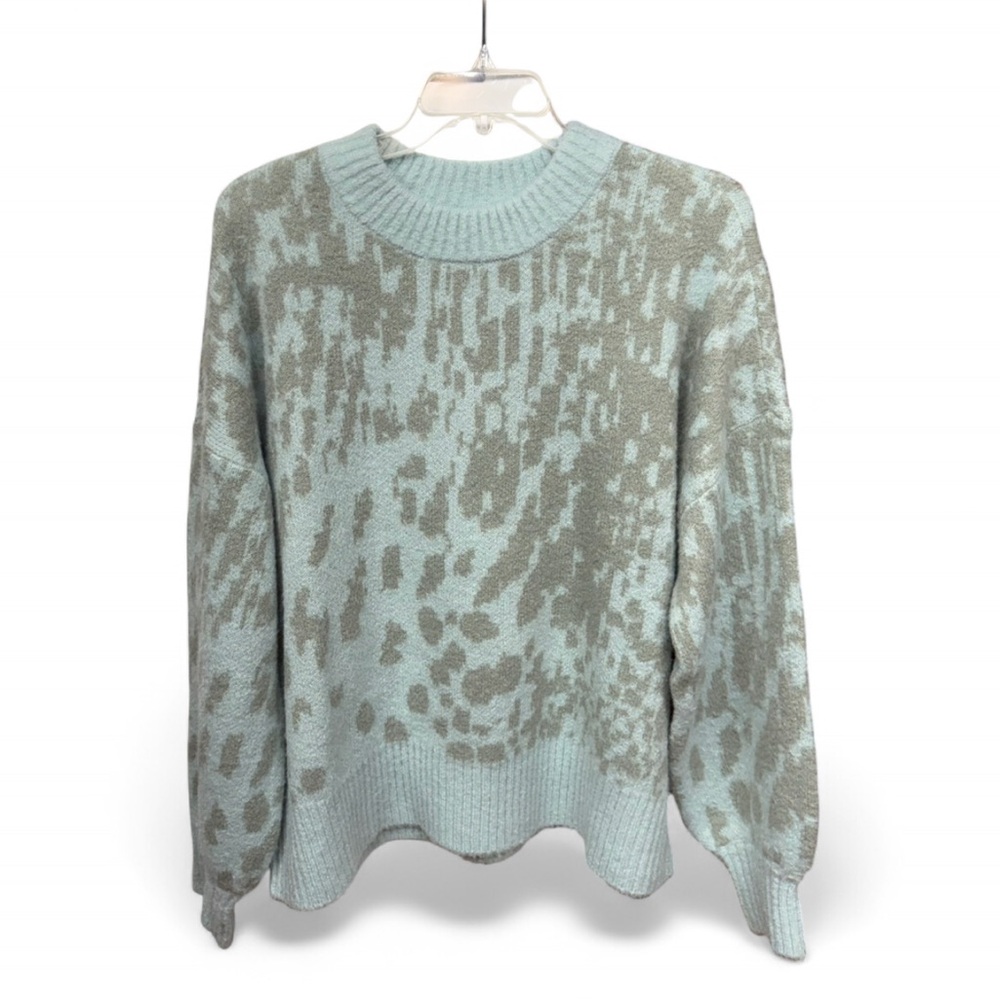 Scoop Galaxy Jacquard Tunic Sweater, Size XL - Picture 2 of 9